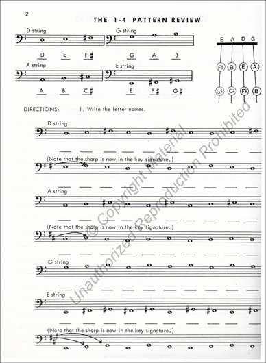 Workbook for Strings Book 2 - Bass