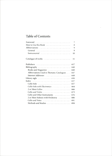 A Cellist's Companion