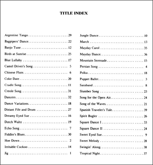 New Tunes for Strings