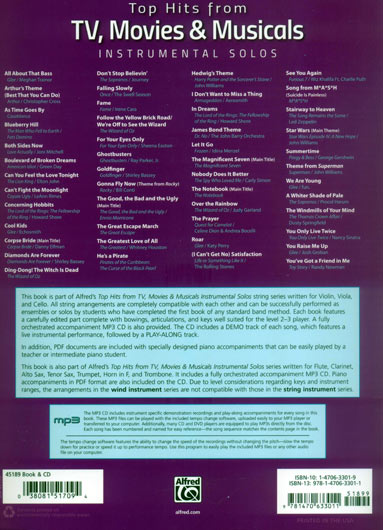 Top Hits from TV, Movies &amp; Musicals