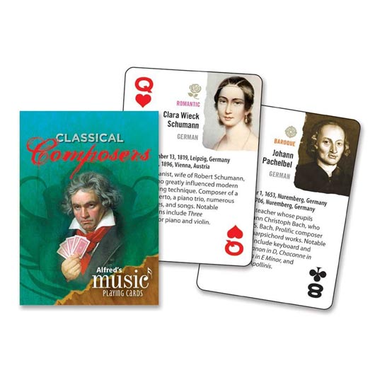 Alfred's Music Playing Cards: Classical Composers