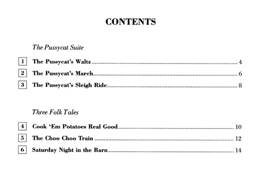 The Pussycat Suite and Three Folk Tales
