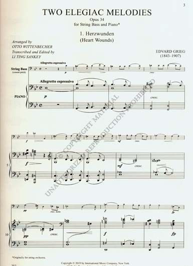 Grieg - Two Elegiac Melodies, Op. 34 (INT)