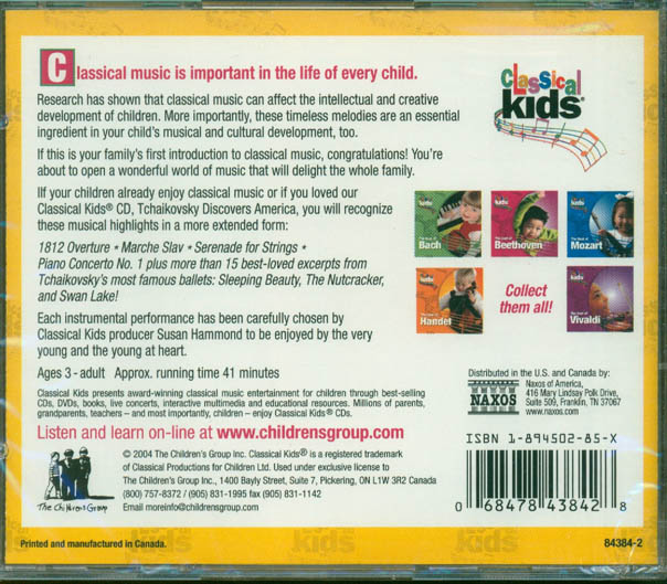Classical Kids The Best of Tchaikovsky CD