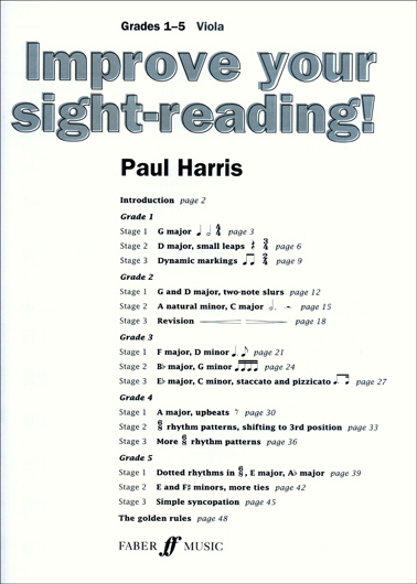 Improve Your Sight-Reading! Grades 1-5 Viola
