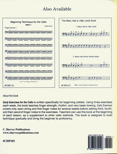 Early Exercises for the Cello