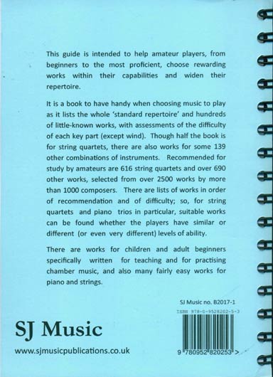 Chamber Music Repertoire for Amateur Players (4th Edition)