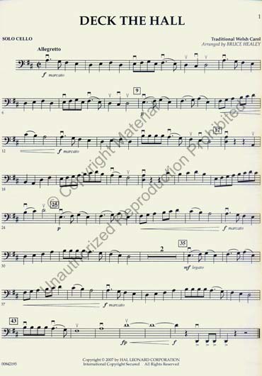 Season of Carols for Solo Cello and Piano