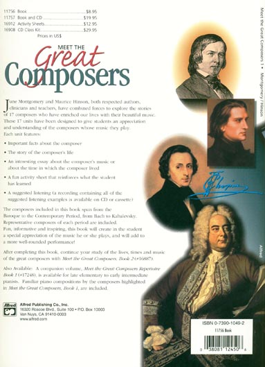Meet the Great Composers Book 1