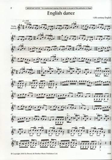 Early Music Fiddler - Violin