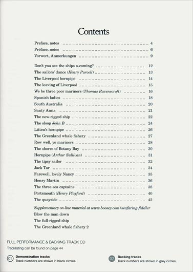 The Seafaring Fiddler, Complete