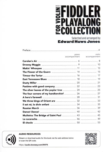 Fiddler Playalong Collection for Violin