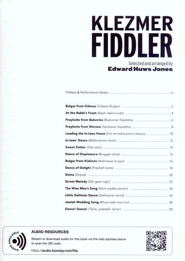 Klezmer Fiddler - Traditional Fiddle Music from Around the World