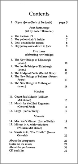 Thistle &amp; Minuet 16 Easy Pieces from Scottish Baroque for Vln