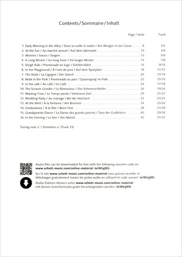 New Klezmer Tunes - 16 Pieces for Violin