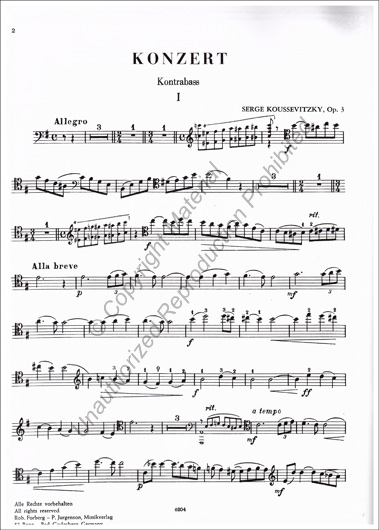 Serge Kousseitzky - Konzert