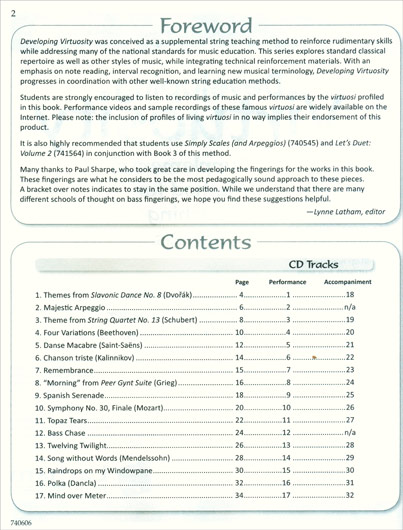 Developing Virtuosity Book 3 - Bass