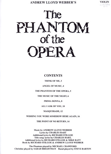 The Phantom of the Opera