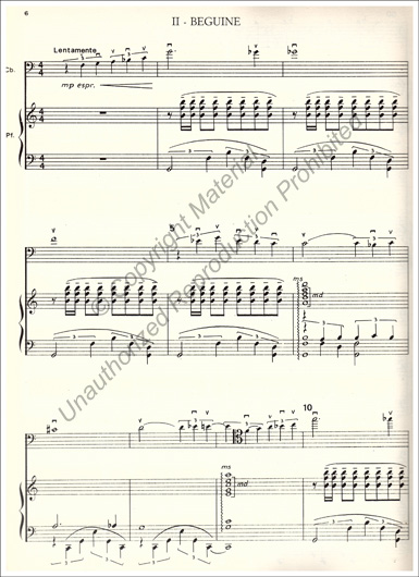 Sonata Tropicale for Bass and Piano