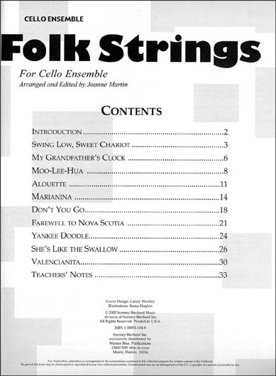 Folk String for Cello Ensemble