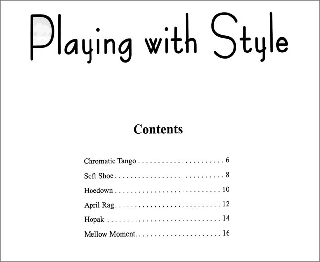 Playing with Style - Bass