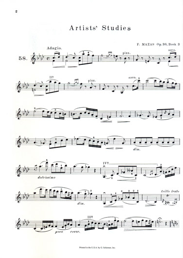 75 Melodious and Progressive Studies Op. 36 - Book 3