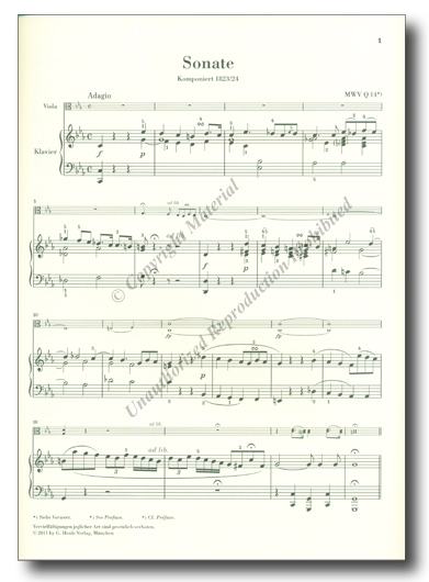 Mendelssohn - Viola Sonata in C minor (HEN)