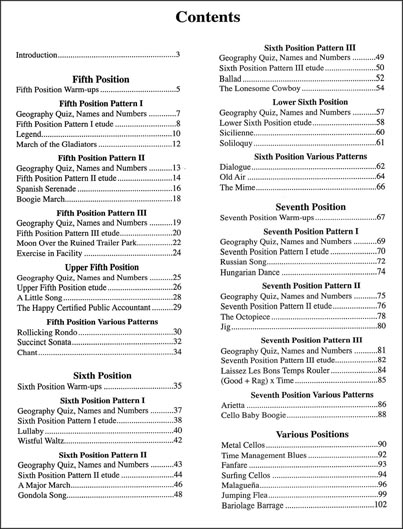 Position Pieces for Cello - Book 2