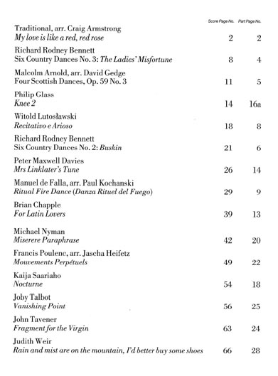 The Violin: A Collection