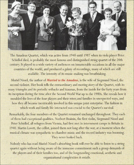 Married to the Amadeus: Life with a String Quartet