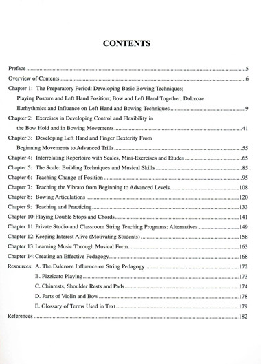 Teaching the Fundamentals of Violin Playing