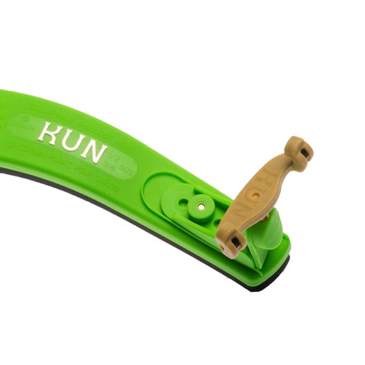 Kun Collapsible Junior Shoulder Rest - Atomic Green - 1/2-3/4