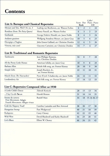 Cello Level 3 Repertoire (w/CD)
