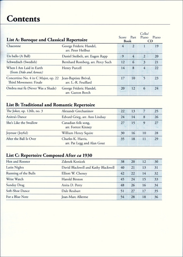 Cello Level 4 Repertoire (w/CD)