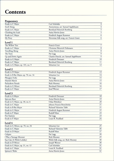 Cello Series - Cello Levels Preparatory - 4 Etudes