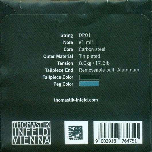 Dominant Pro Violin String - E- medium - 4/4 - DP01