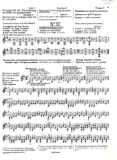 Sevcik - Op. 2  Part 5 (BOS)