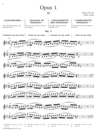 Sevcik - Op. 1 Part 3 (BOS)