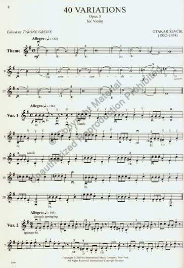 Sevcik - Op. 3 (INT)