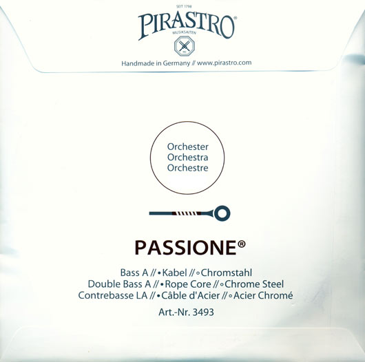 Pirastro Passione Bass A String - medium - 3/4
