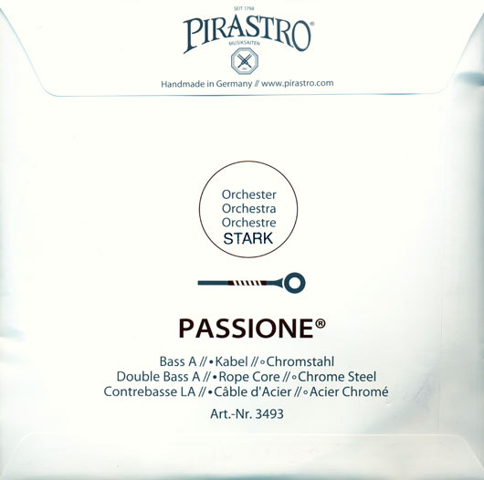 Pirastro Passione Bass A String - stark - 3/4