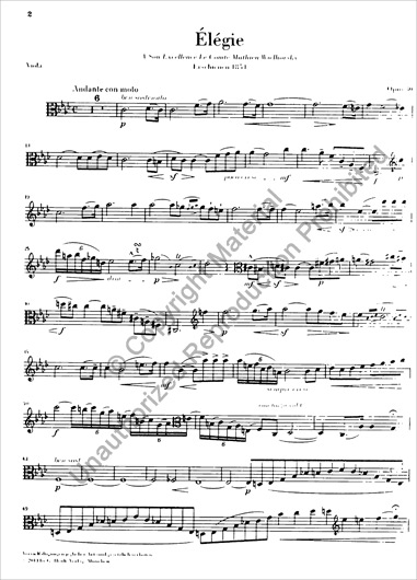 Vieuxtemps - Elegie Op. 30 (HEN)