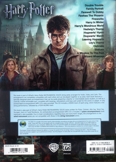 Williams - Harry Potter Complete Film Series for Violin