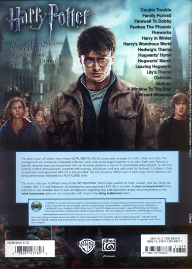 Williams - Harry Potter Complete Film Series for Viola