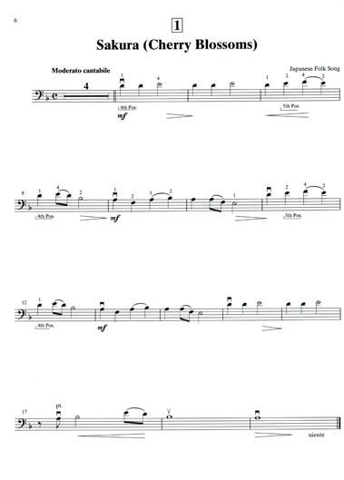 Suzuki Bass School - Volume 2 - Bass Part - Book