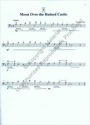 Suzuki Bass School - Volume 3 - Bass Part - Book and CD