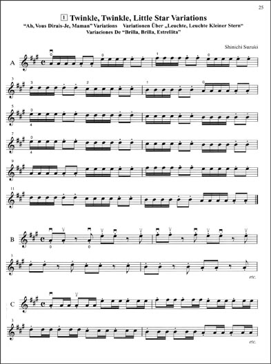 Suzuki Violin School - Volume 1 - Violin Part - Book