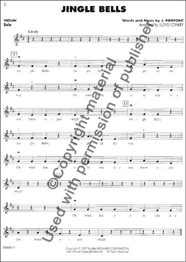 Christmas Favorites for Strings - Violin