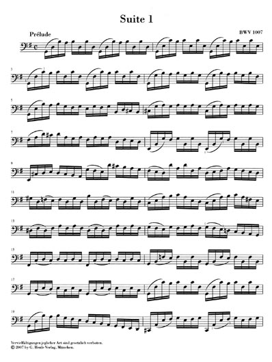 Bach - Suites for Solo Cello BWV 1007-1012 - Study Score (HEN)