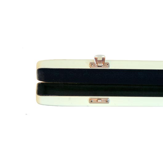 Fibreglass single bow case for violin/viola/cello - White